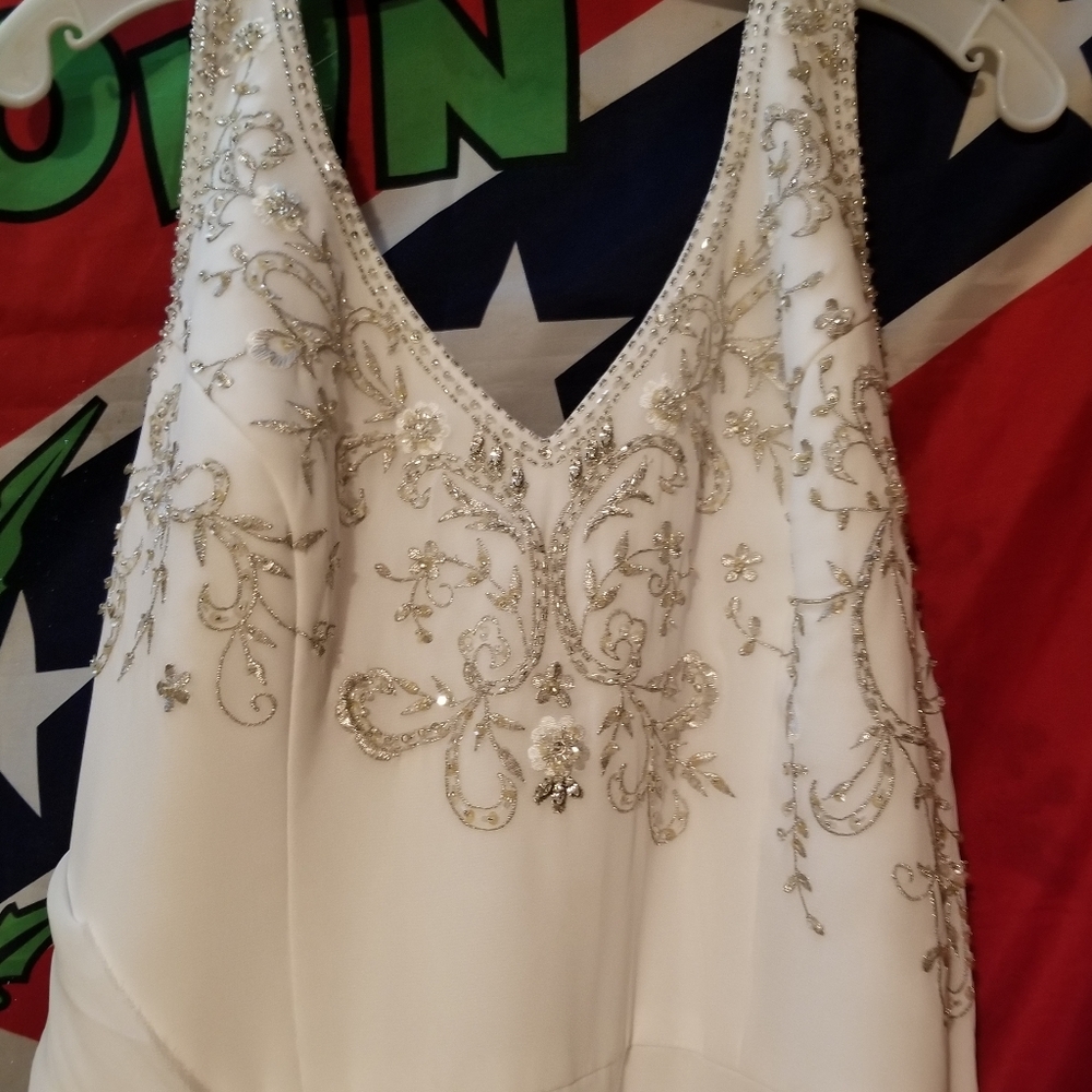 White wedding dress